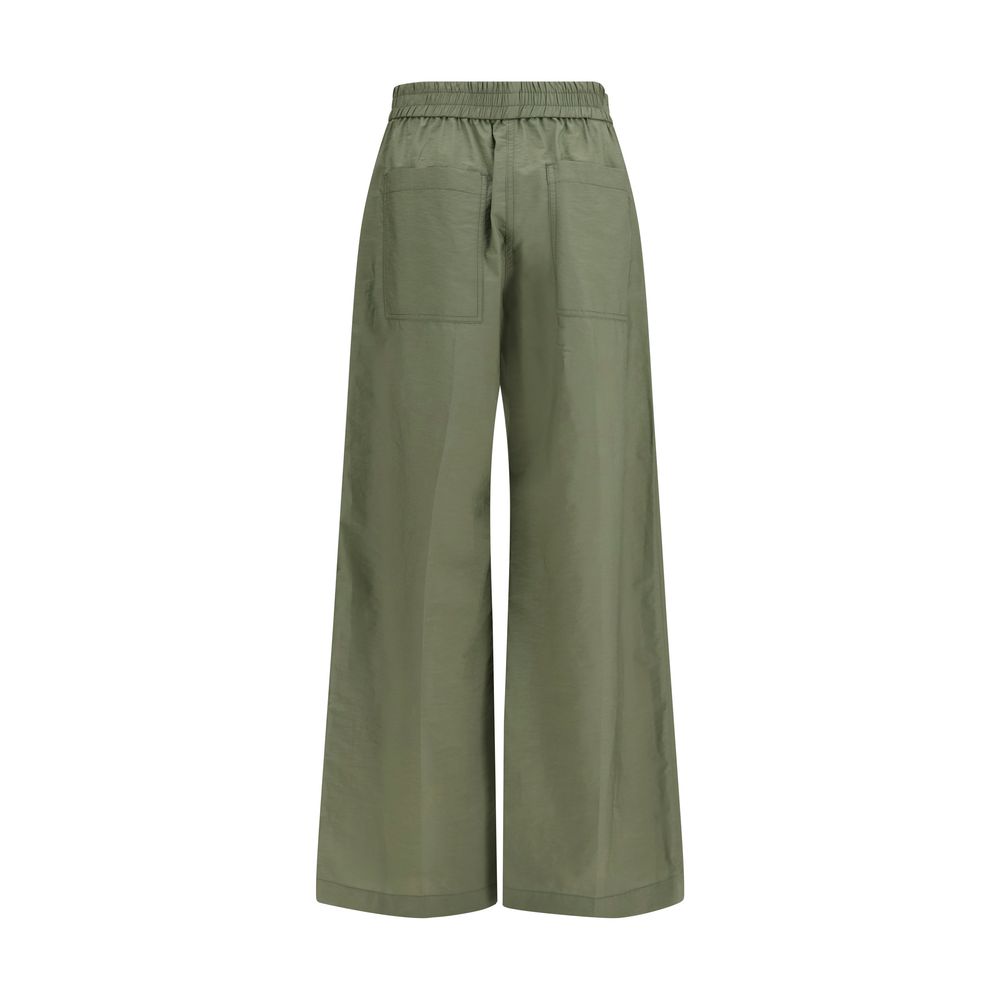 Brunello Cucinelli Bicolor Cotton Casual Pants