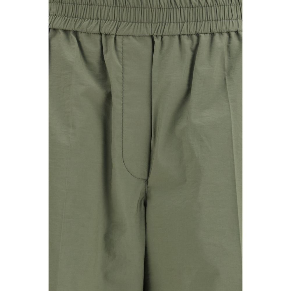 Brunello Cucinelli Bicolor Cotton Casual Pants