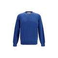 Brunello Cucinelli Blue Cotton Sweatshirt