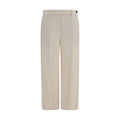 Brunello Cucinelli Beige Viscose Casual Pants