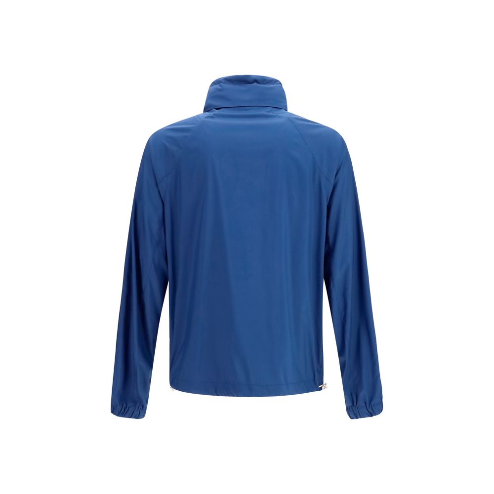 Brunello Cucinelli Blue Polyester Shell Jacket