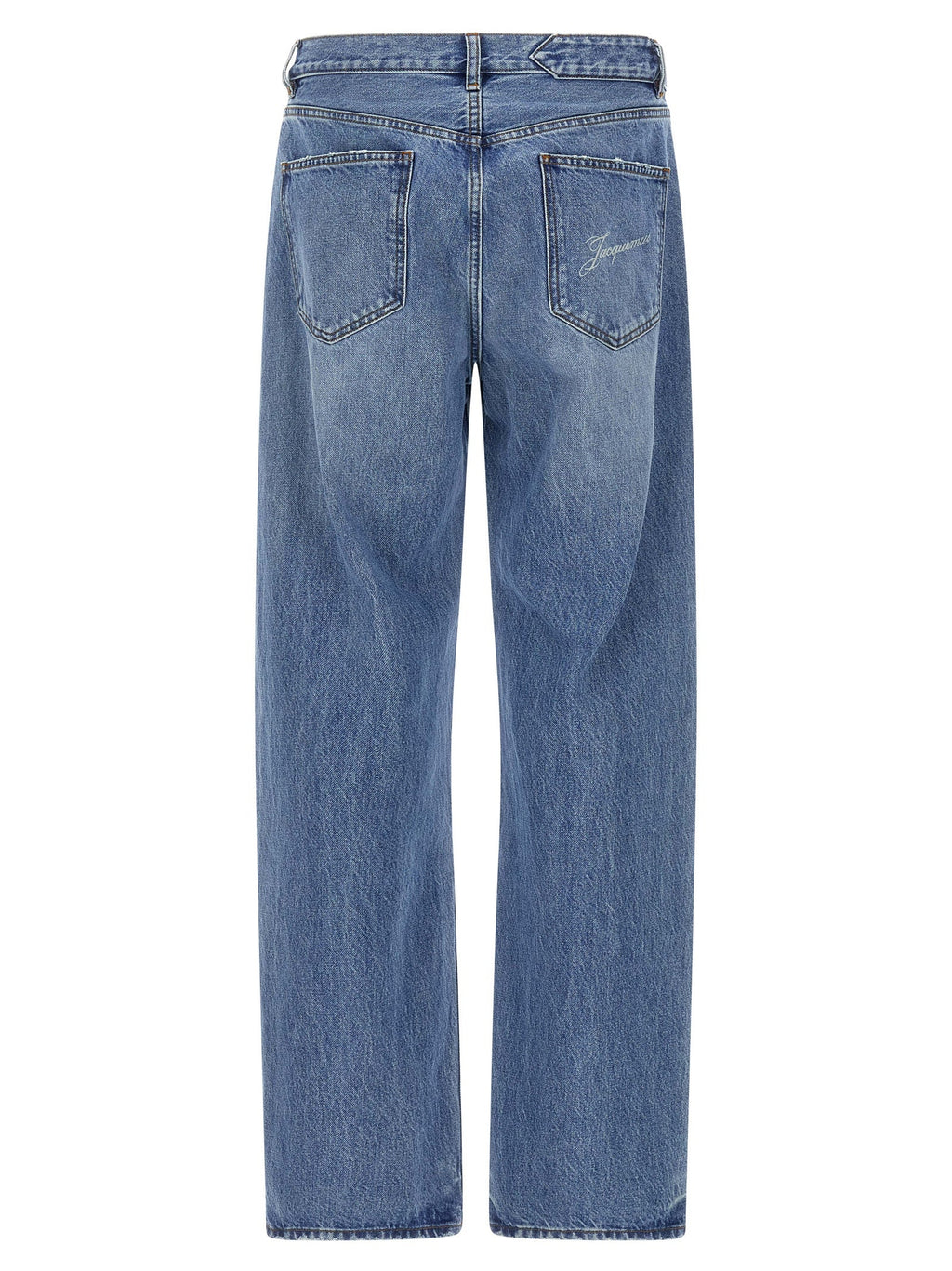 Jacquemus Blue Cotton Straight-Leg Jeans