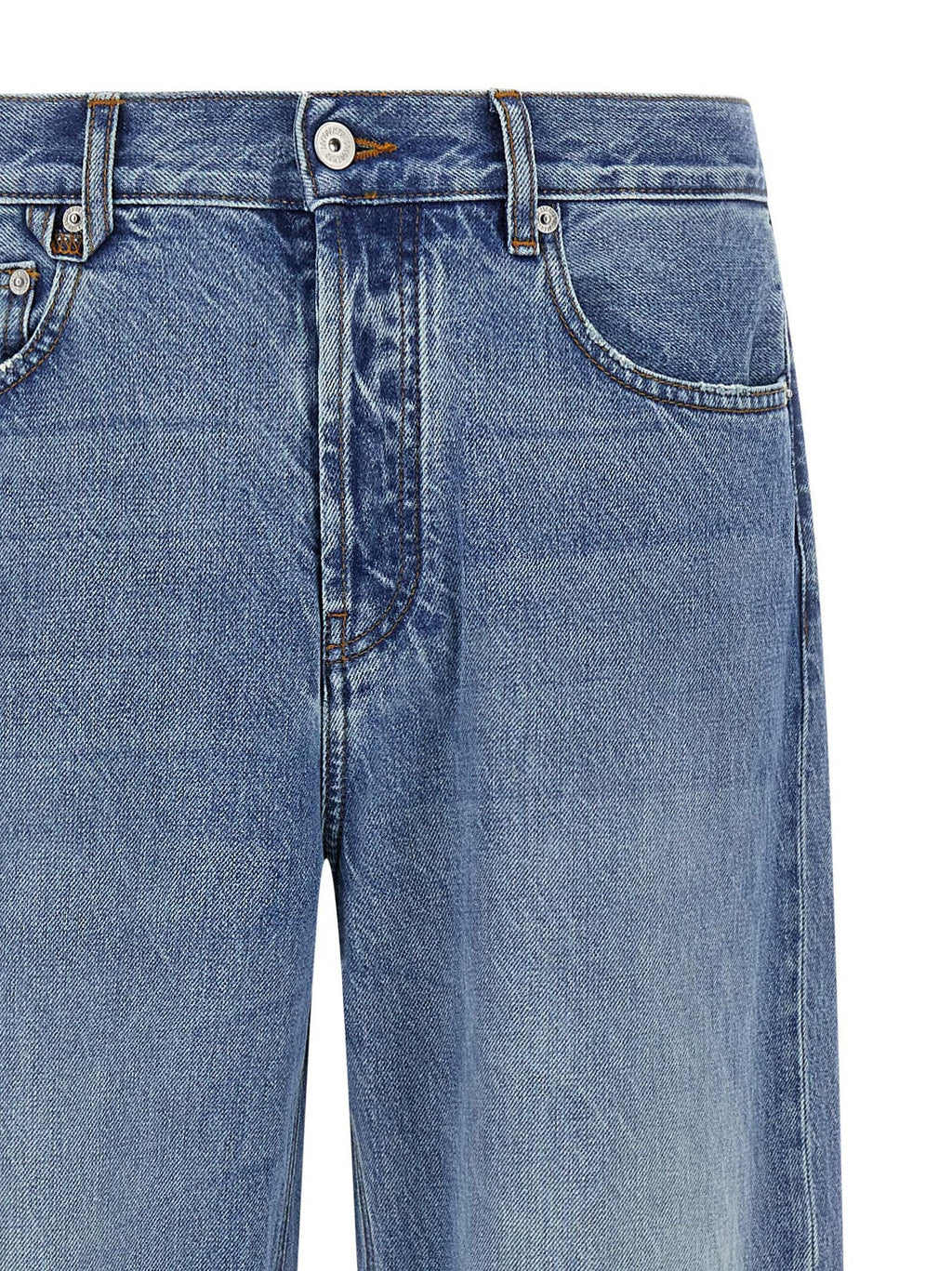 Jacquemus Blue Cotton Straight-Leg Jeans