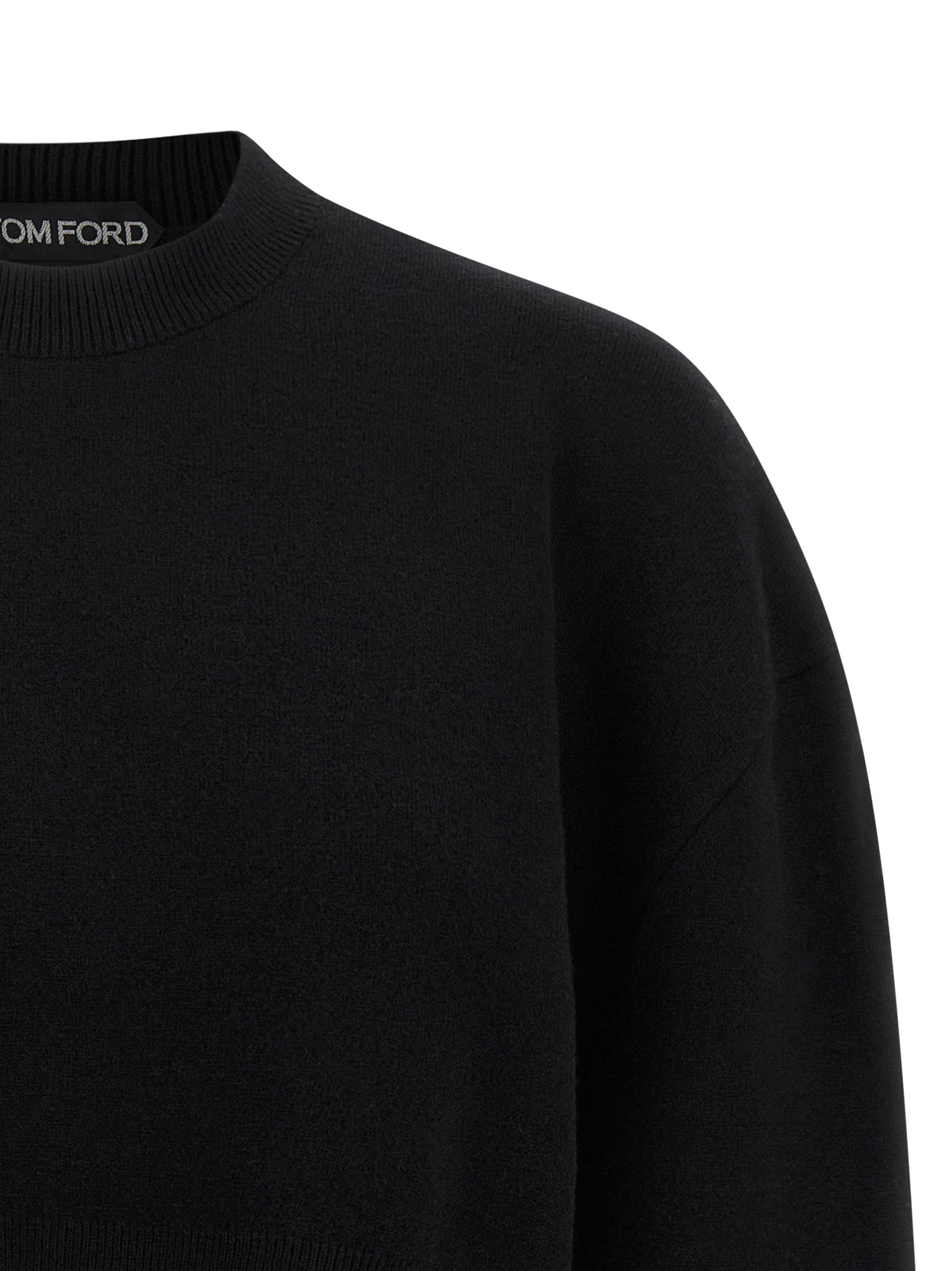 Tom Ford Black Virgin Wool Cardigan
