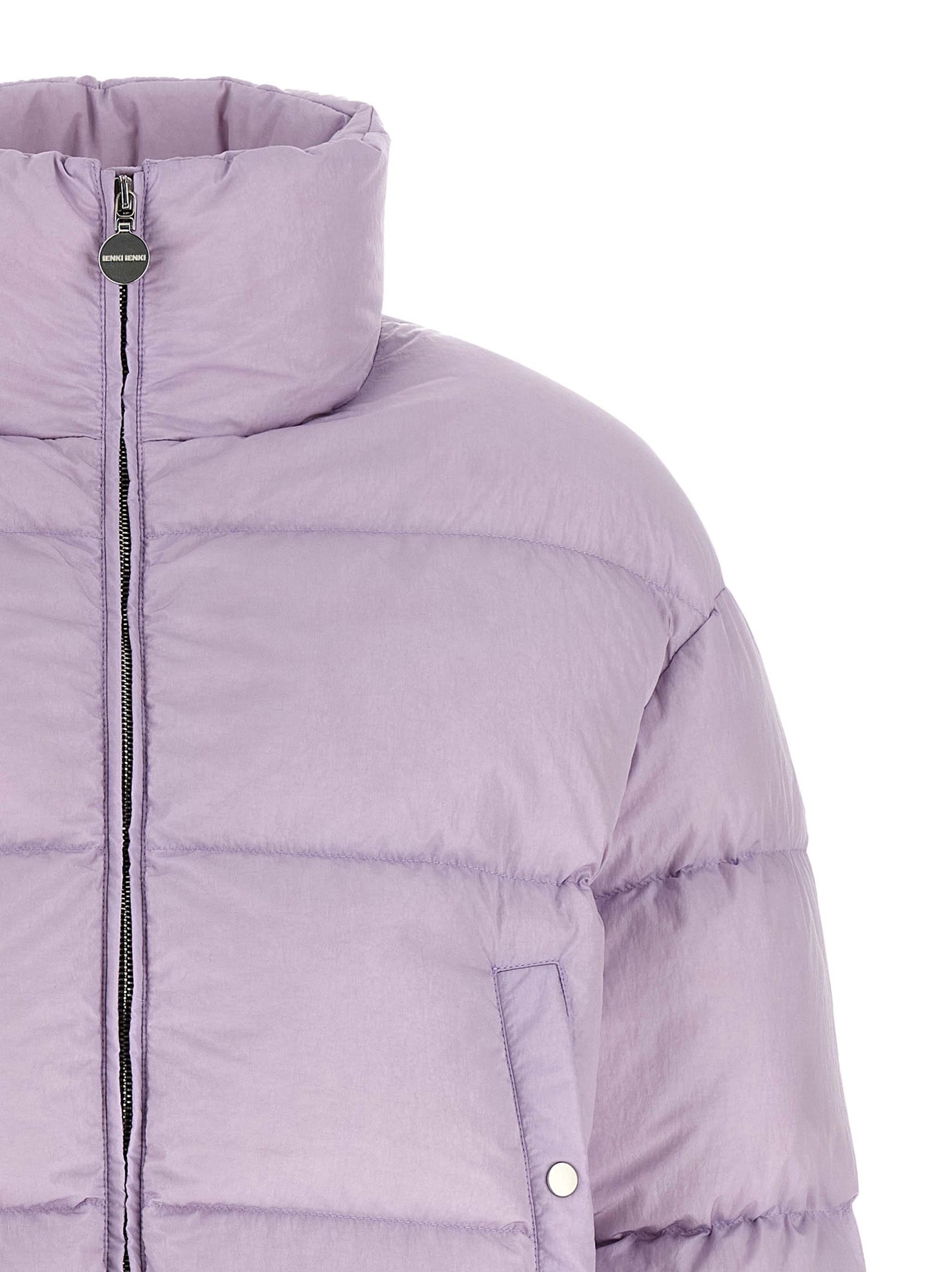 IENKI IENKI Purple Nylon Full-Length Jacket