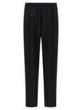 CELLAR DOOR Black Wool Casual Pants