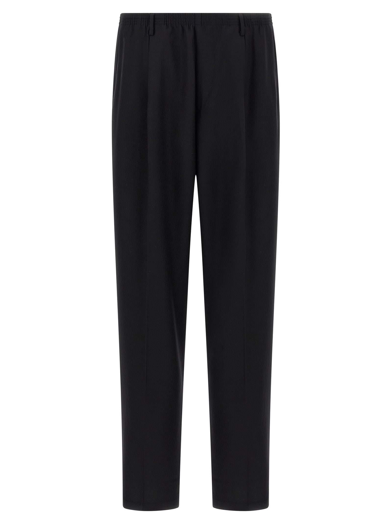 CELLAR DOOR Black Wool Casual Pants