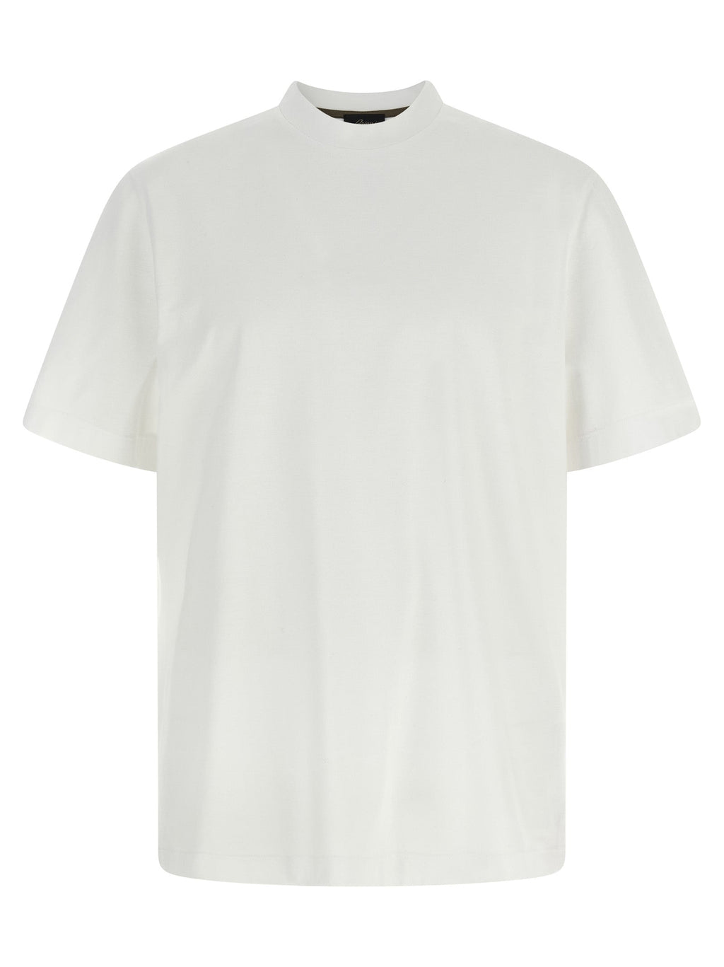 Brioni White Cotton T-Shirt