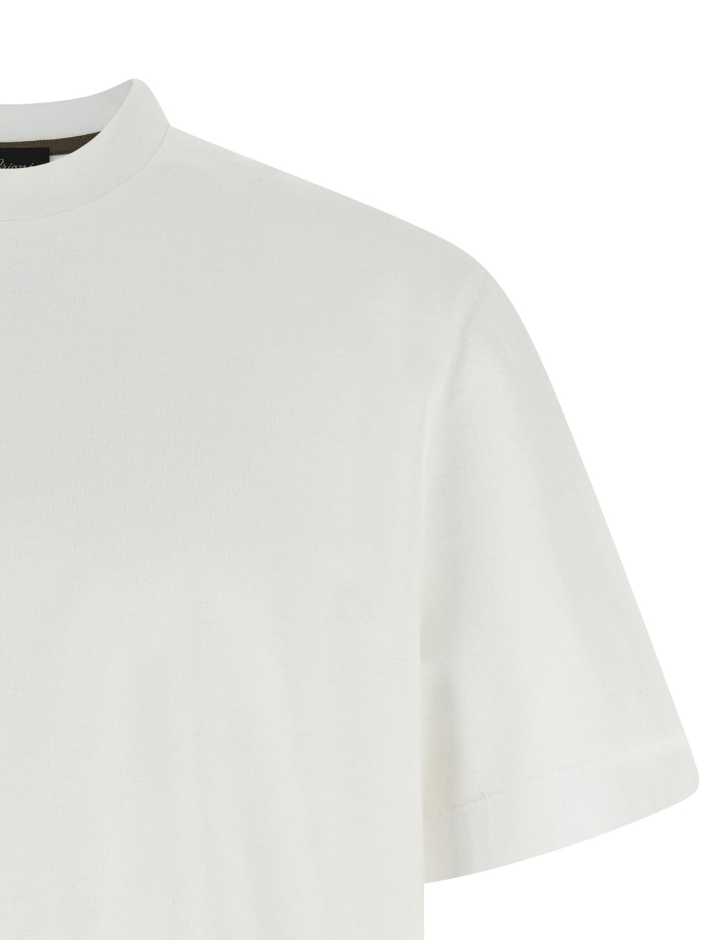 Brioni White Cotton T-Shirt