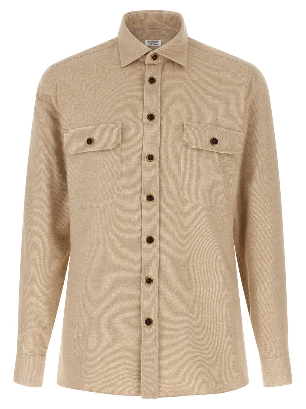 BORRIELLO Beige Cotton Blouse
