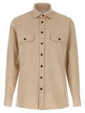BORRIELLO Beige Cotton Blouse