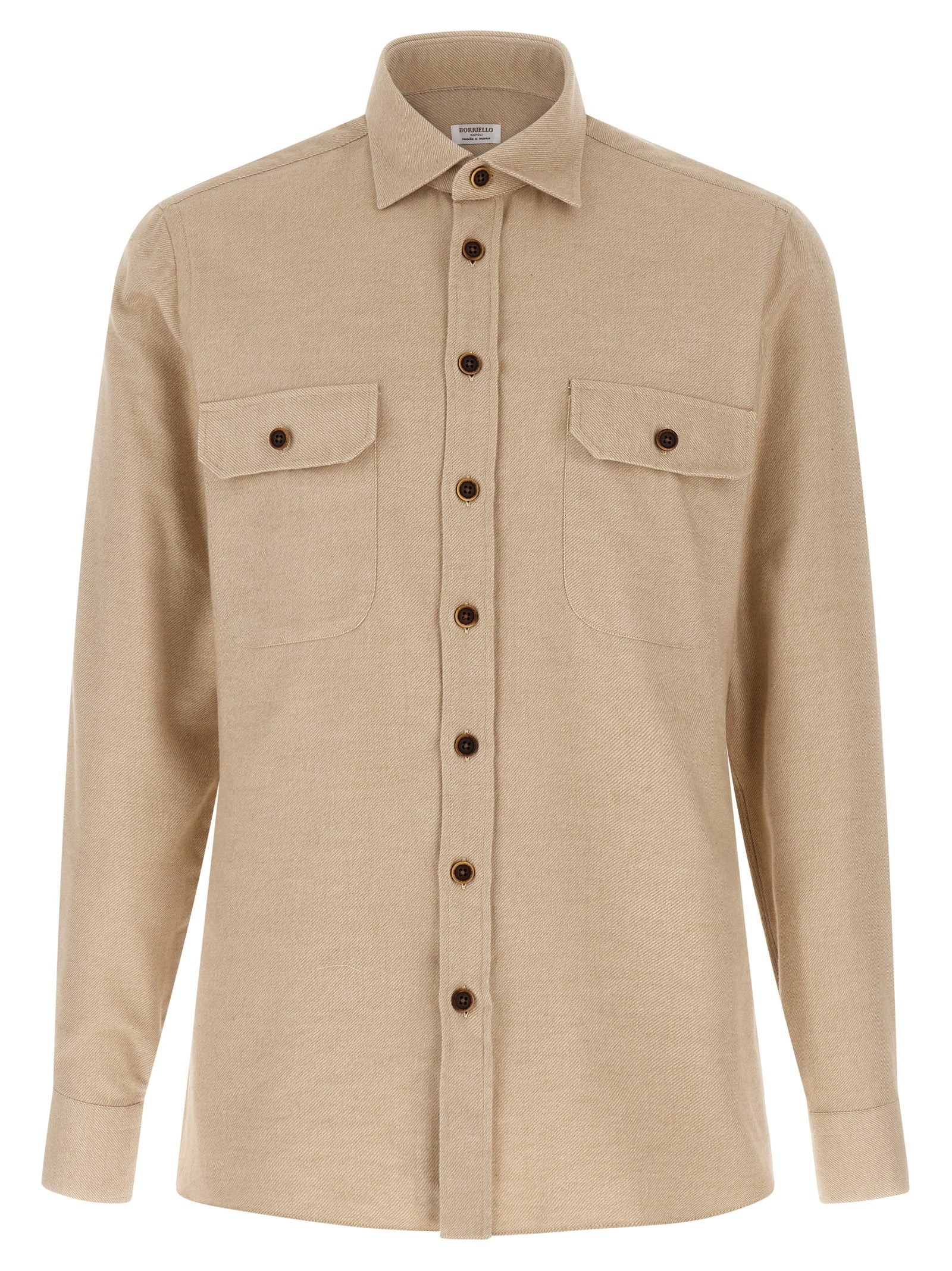 BORRIELLO Beige Cotton Blouse