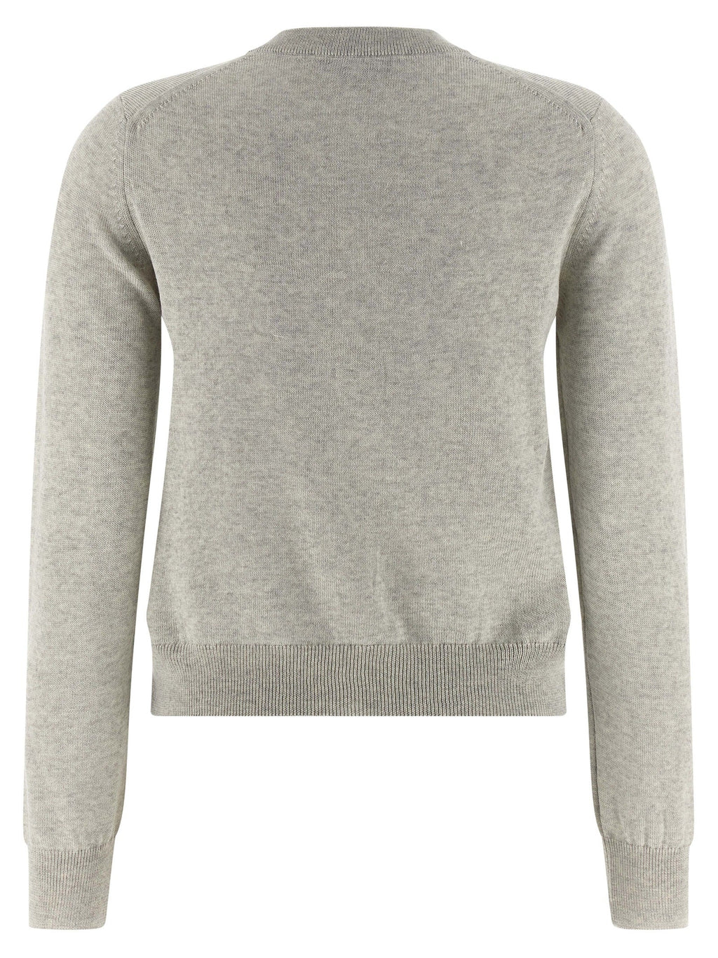 Maison Kitsuné Gray Virgin Wool Cardigan