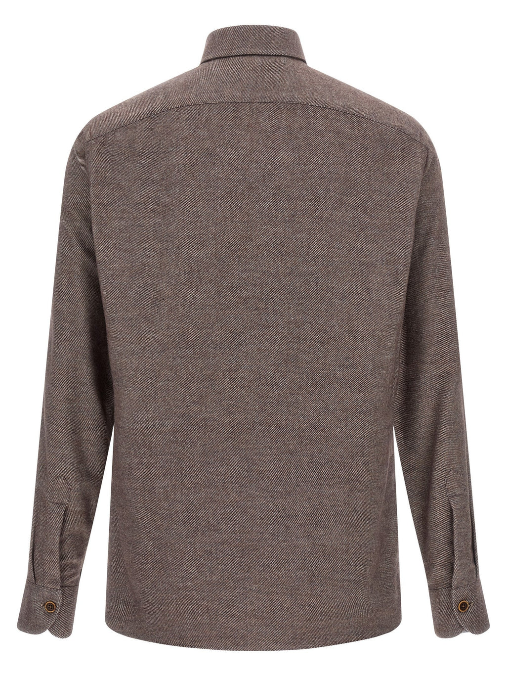 BORRIELLO Brown Cotton Blouse