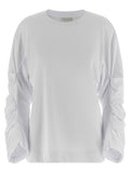 Dries Van Noten White Cotton Long Sleeve T-Shirt