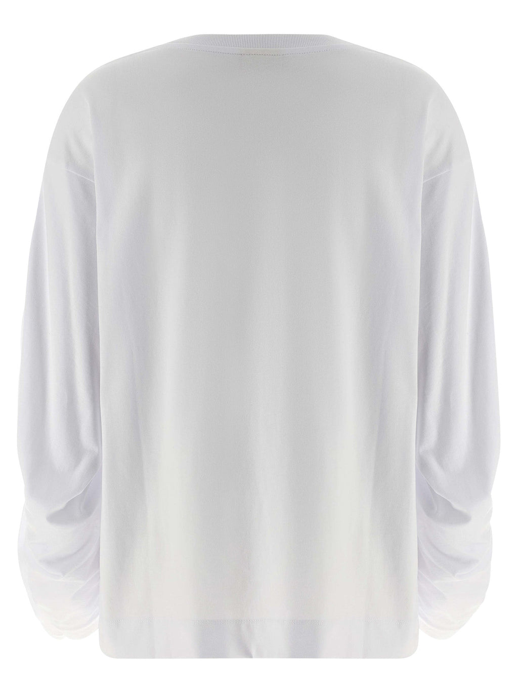 Dries Van Noten White Cotton Long Sleeve T-Shirt