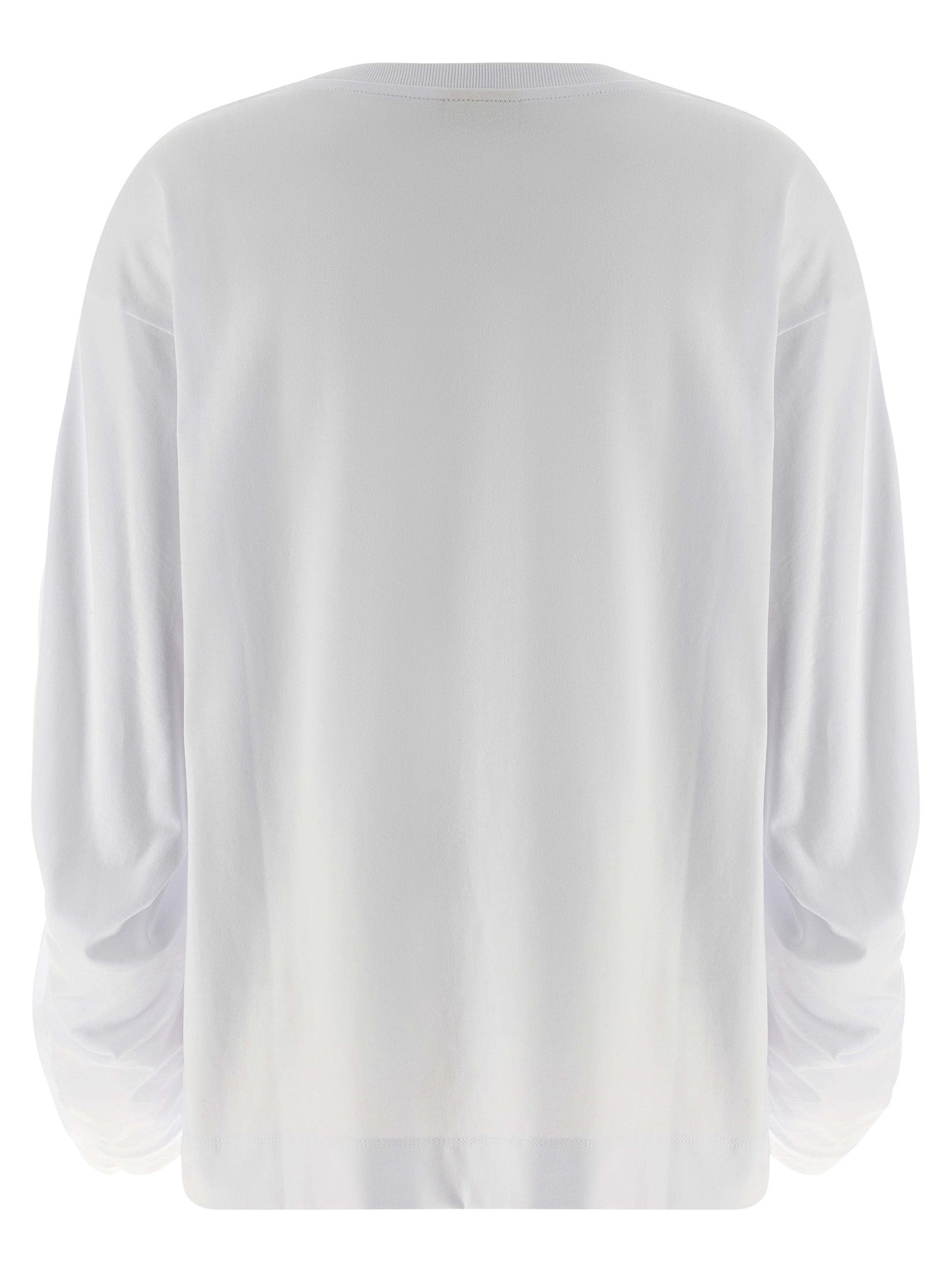 Dries Van Noten White Cotton Long Sleeve T-Shirt