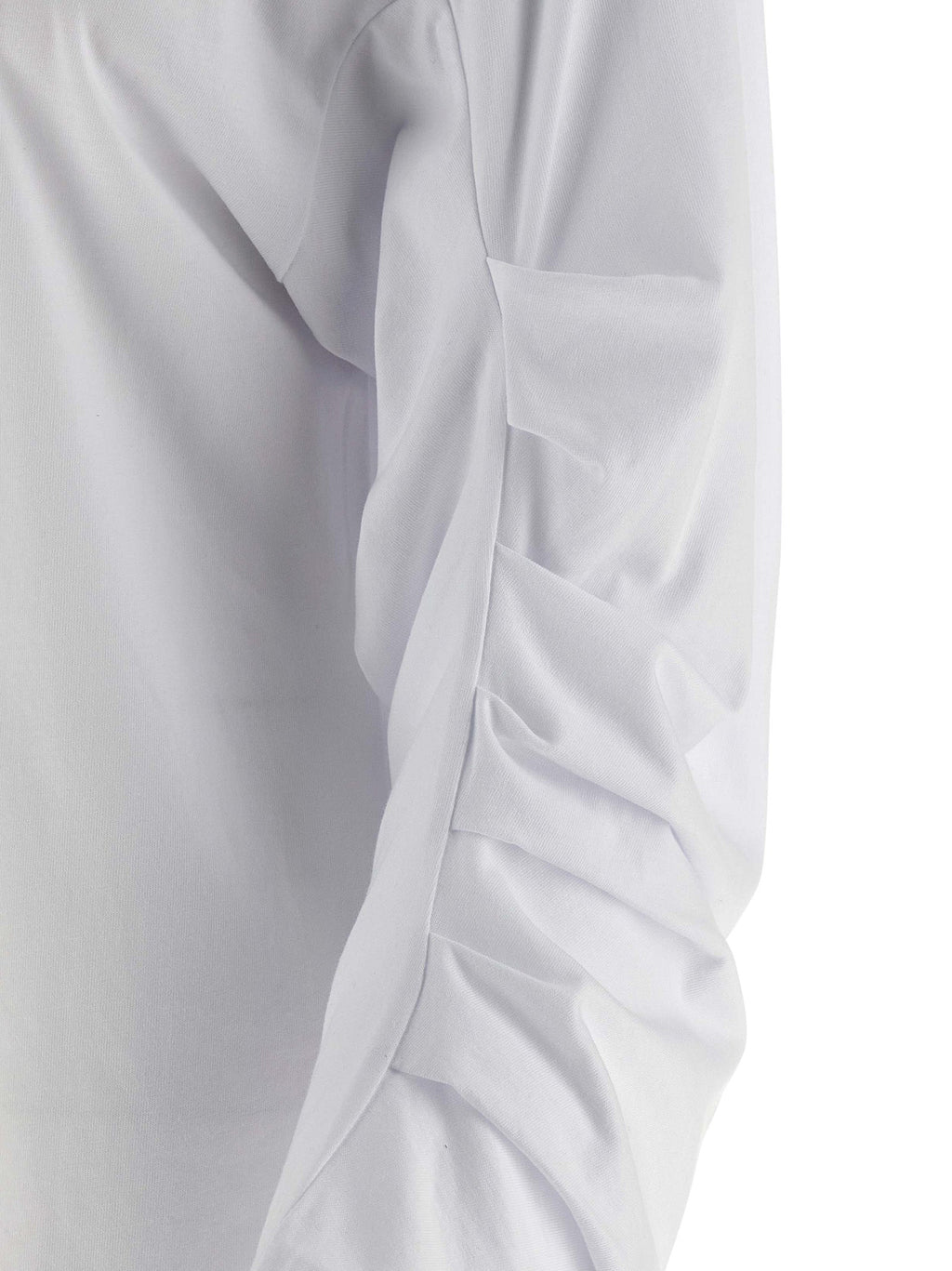 Dries Van Noten White Cotton Long Sleeve T-Shirt