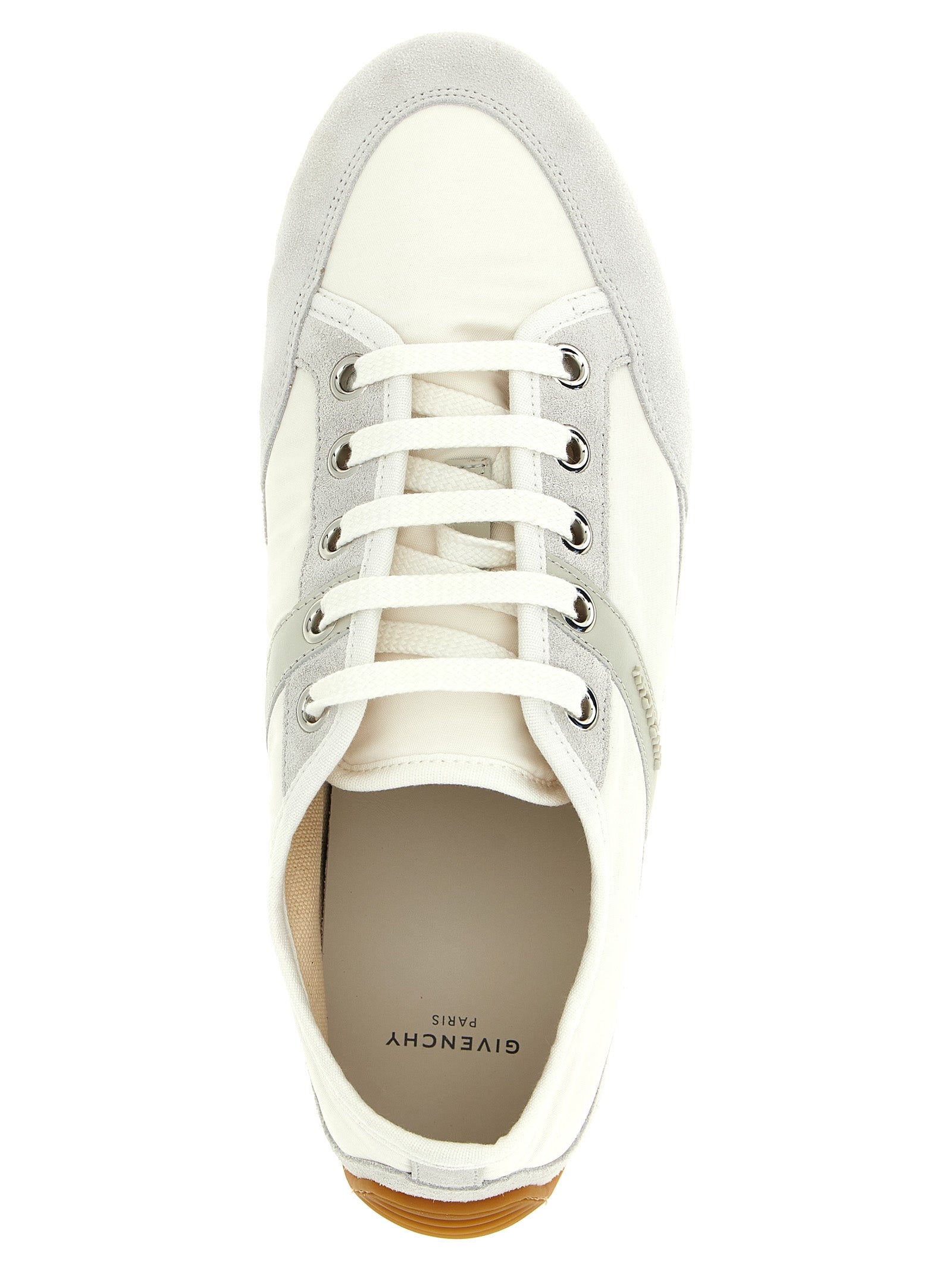 Givenchy White Polyamide Low Top Sneakers