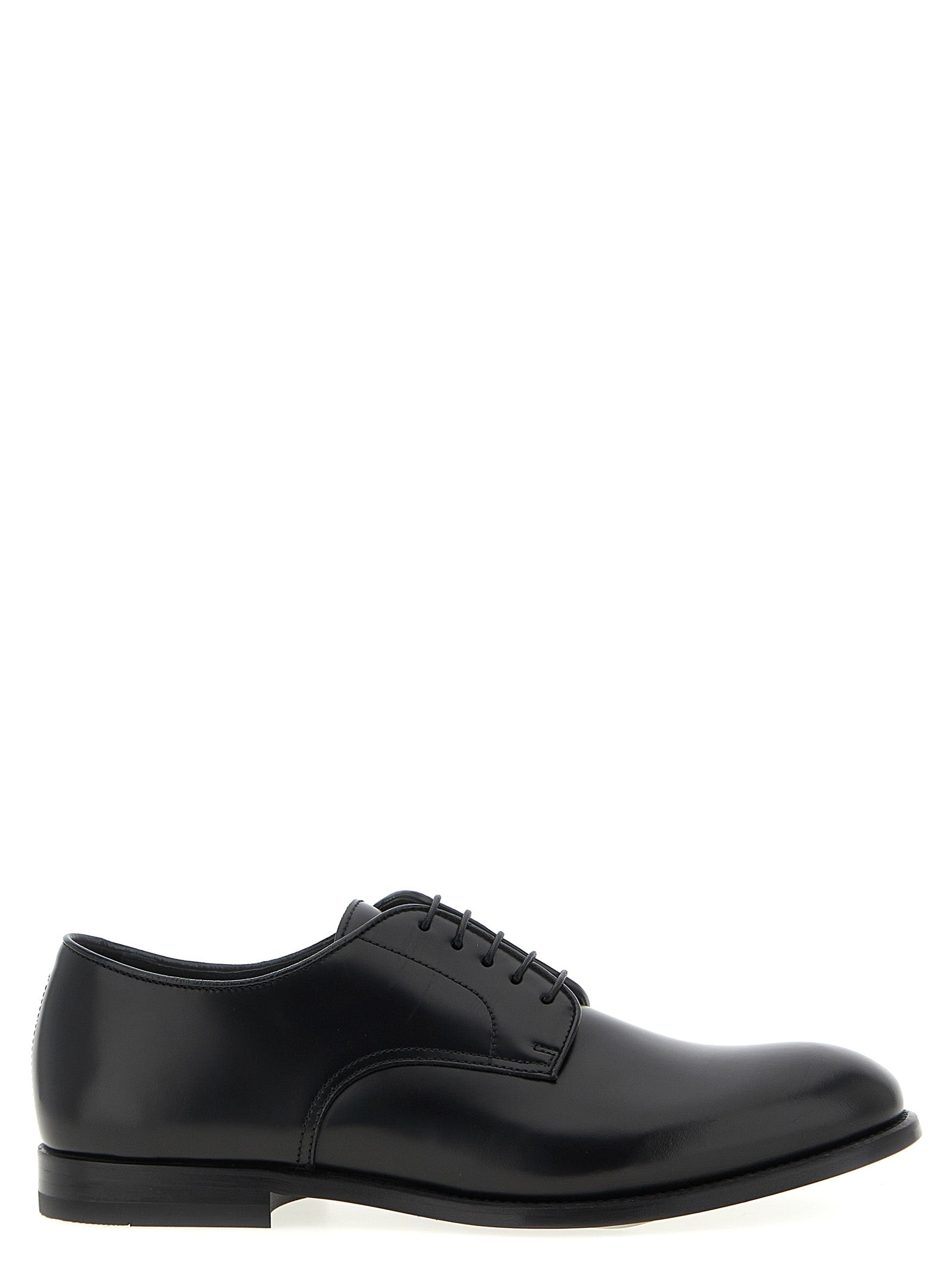 Doucal's Black Calfskin Oxfords And Derbies Doucal's