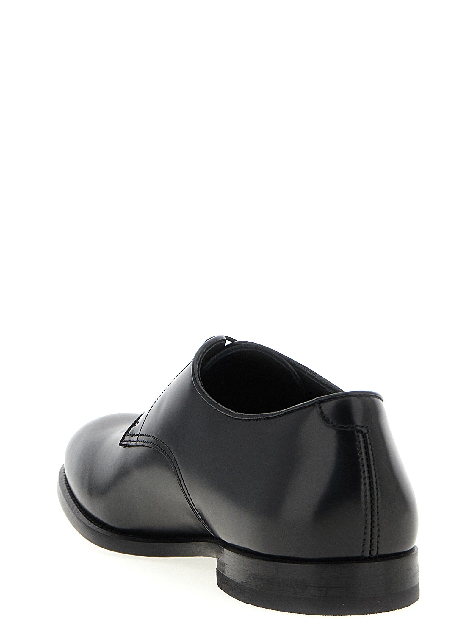 Doucal's Black Calfskin Oxfords And Derbies Doucal's