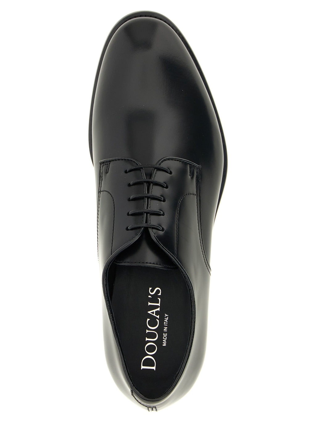 Doucal's Black Calfskin Oxfords And Derbies Doucal's