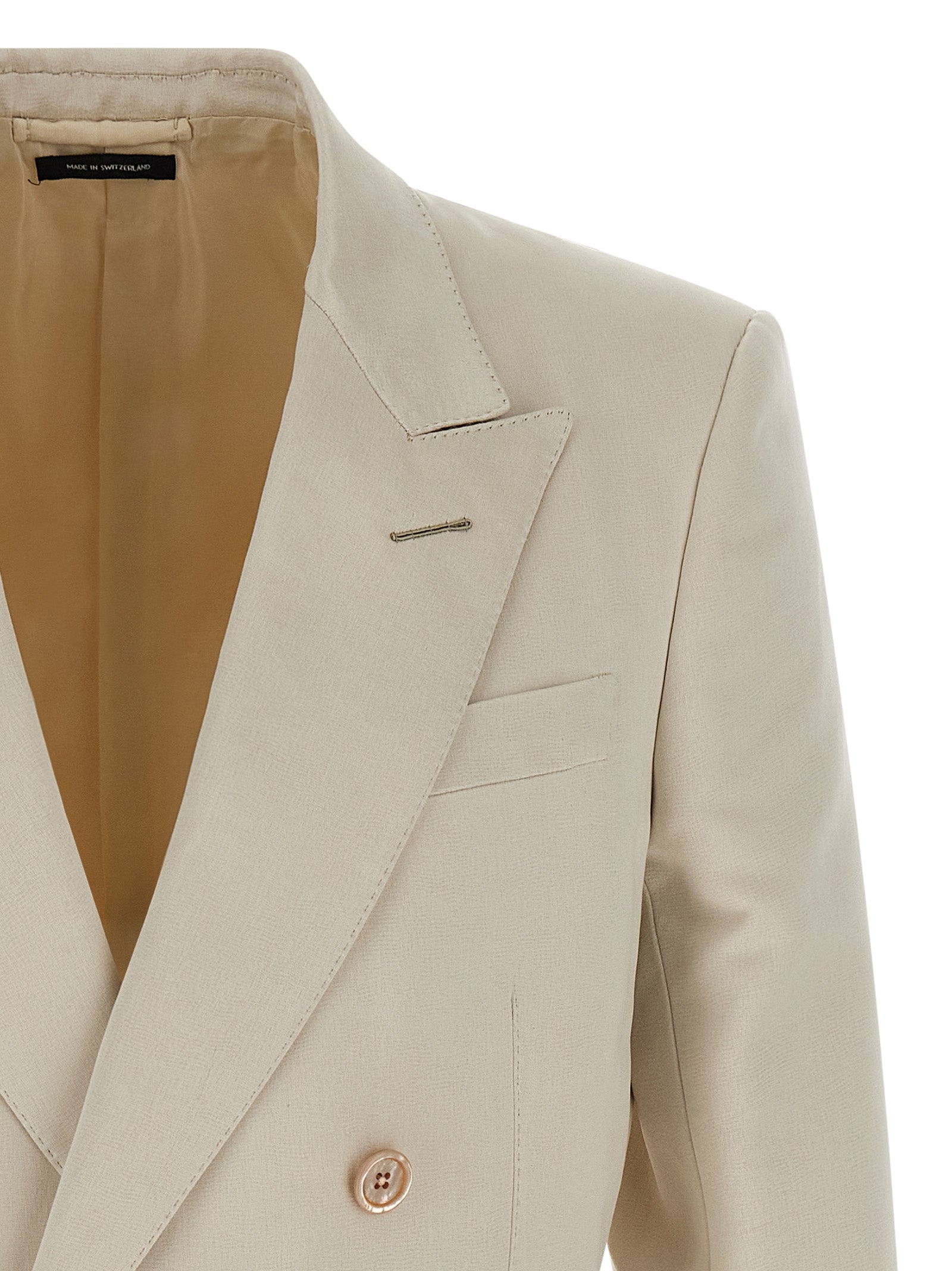 Tom Ford Beige Cotton Blazer