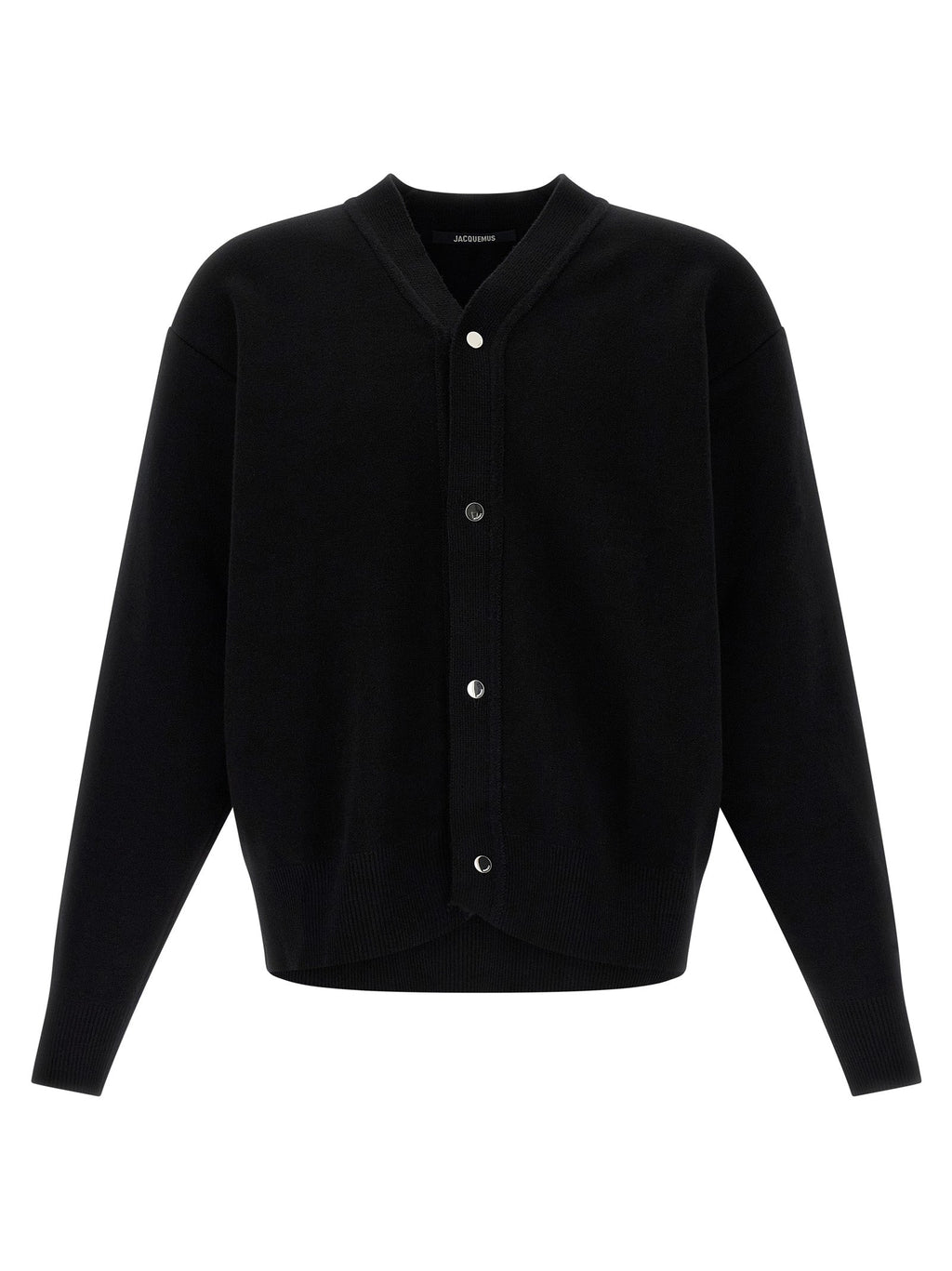 Jacquemus Black Merino Wool Cardigan