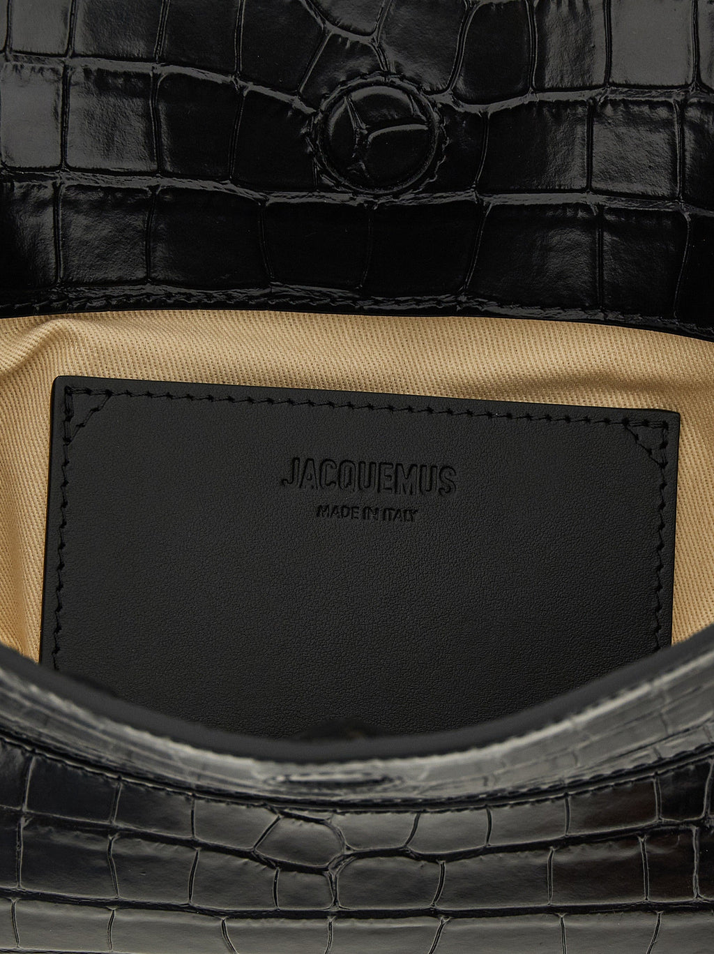 Jacquemus Black Calfskin Shoulder Bag