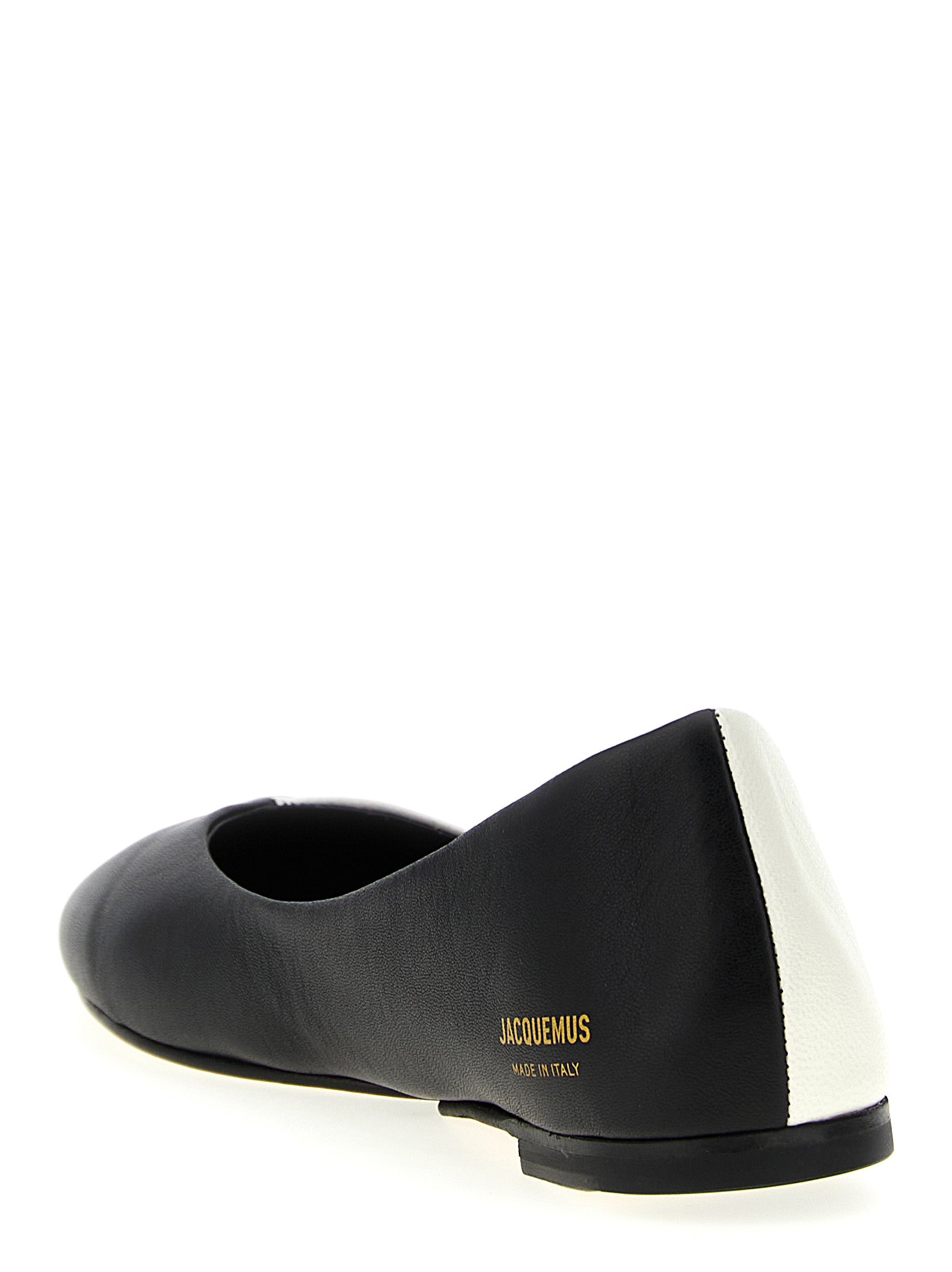 Jacquemus Bicolor Lamb Leather Ballet Flats