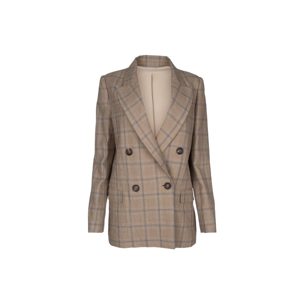 Brunello Cucinelli Brown Linen Blazer