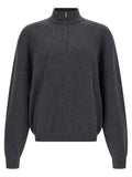 Balenciaga Gray Cotton Cardigan