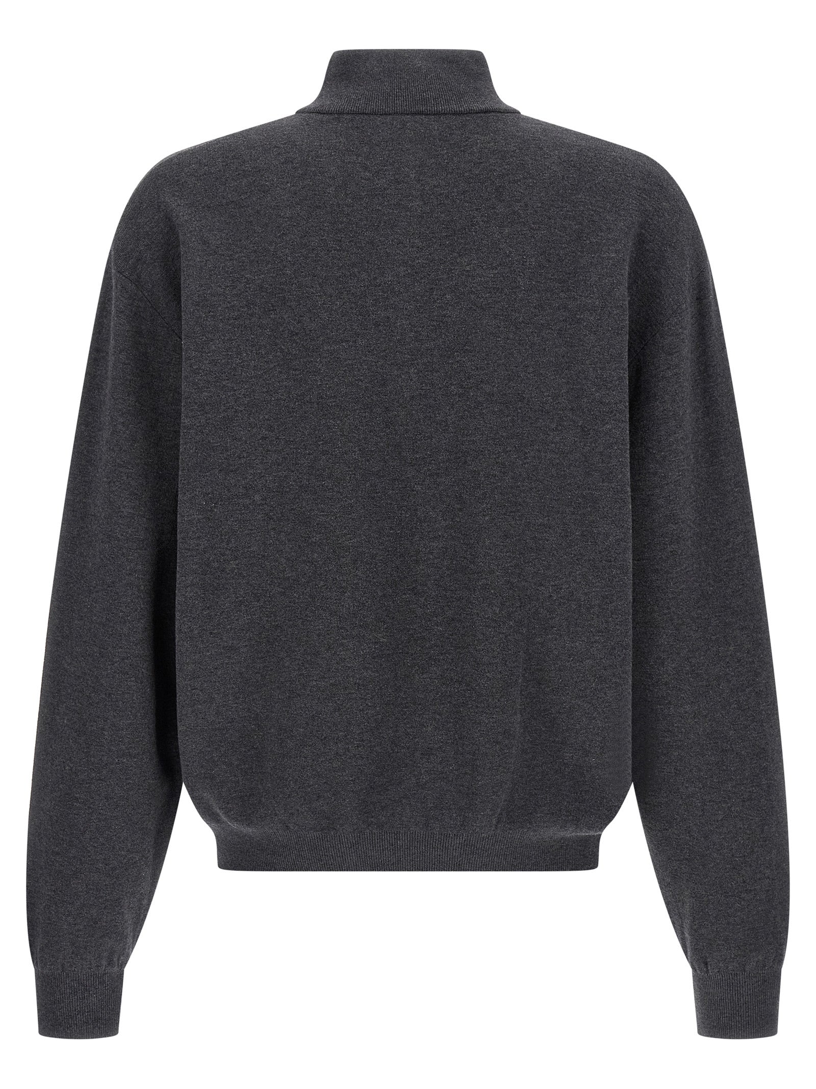 Balenciaga Gray Cotton Cardigan