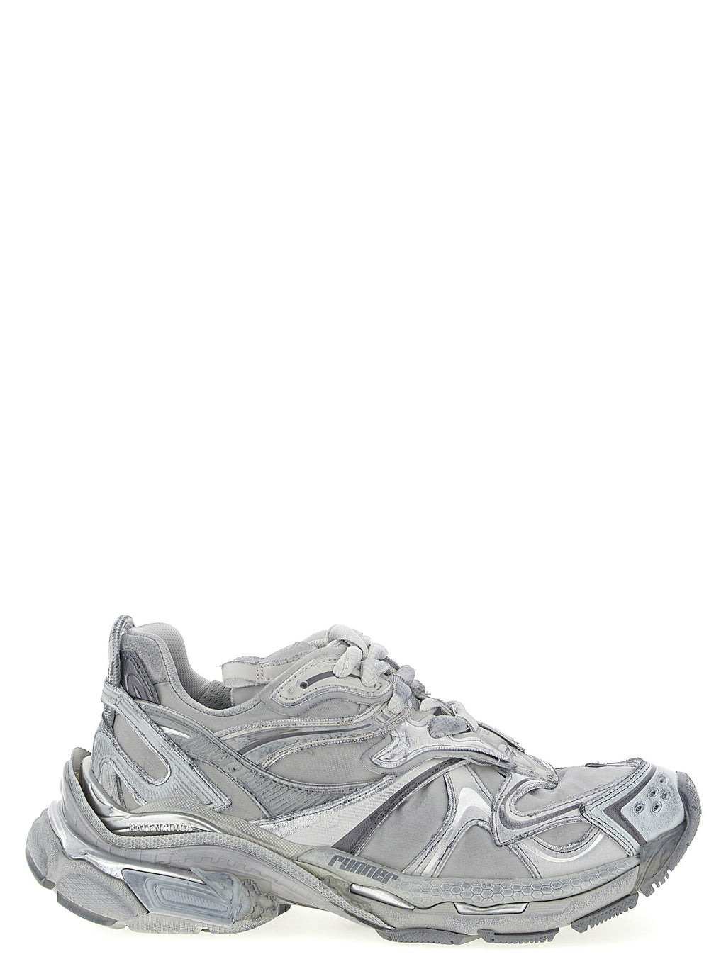 Balenciaga Gray Polyethylene Athletic Sneakers