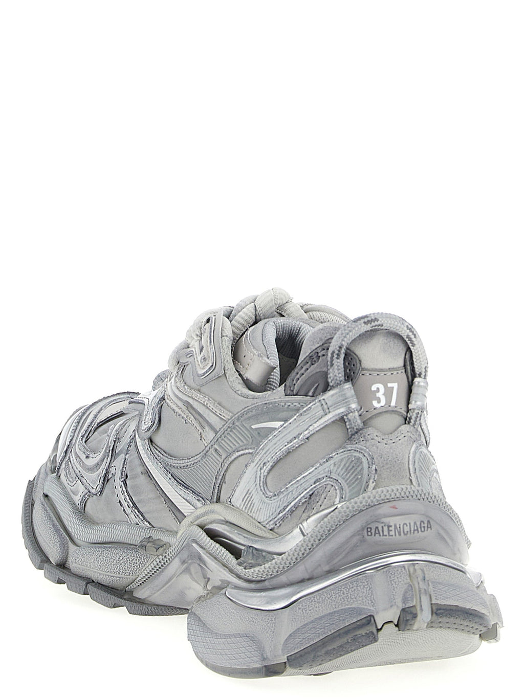 Balenciaga Gray Polyethylene Athletic Sneakers