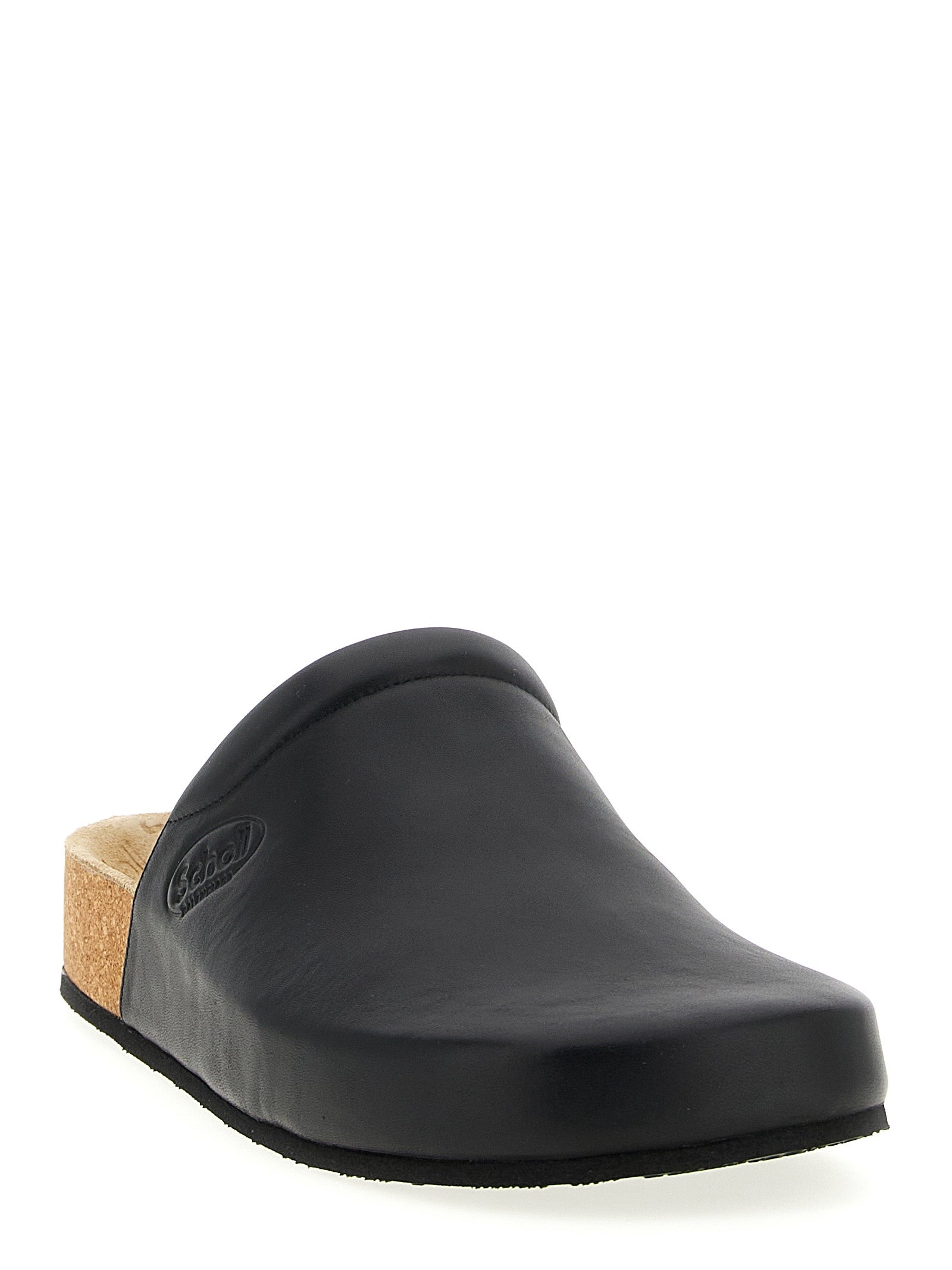 Balenciaga Black Calfskin Clogs