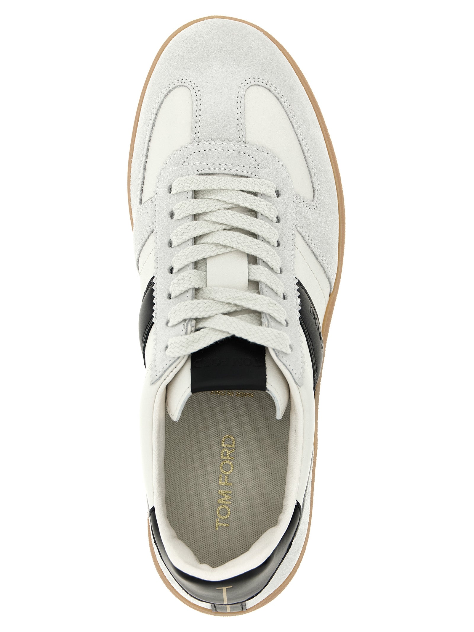 Tom Ford Bicolor Calfskin Sneakers