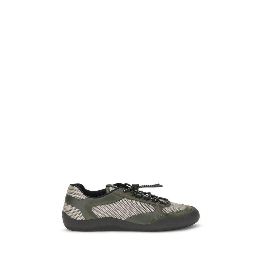 Prada Bicolor Polyester Athletic Sneakers