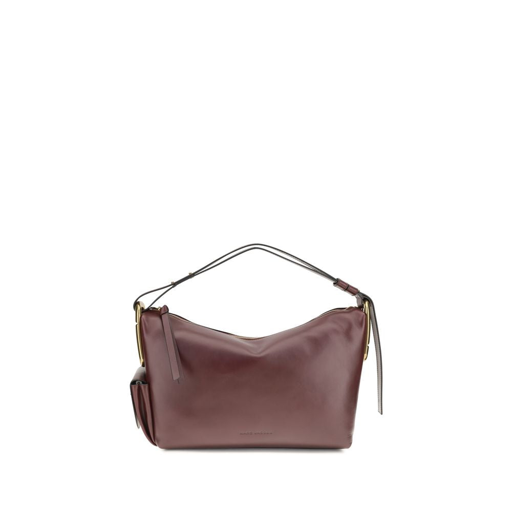 Marc Jacobs Bordeaux Calf Leather Bos Taurus Shoulder Bag