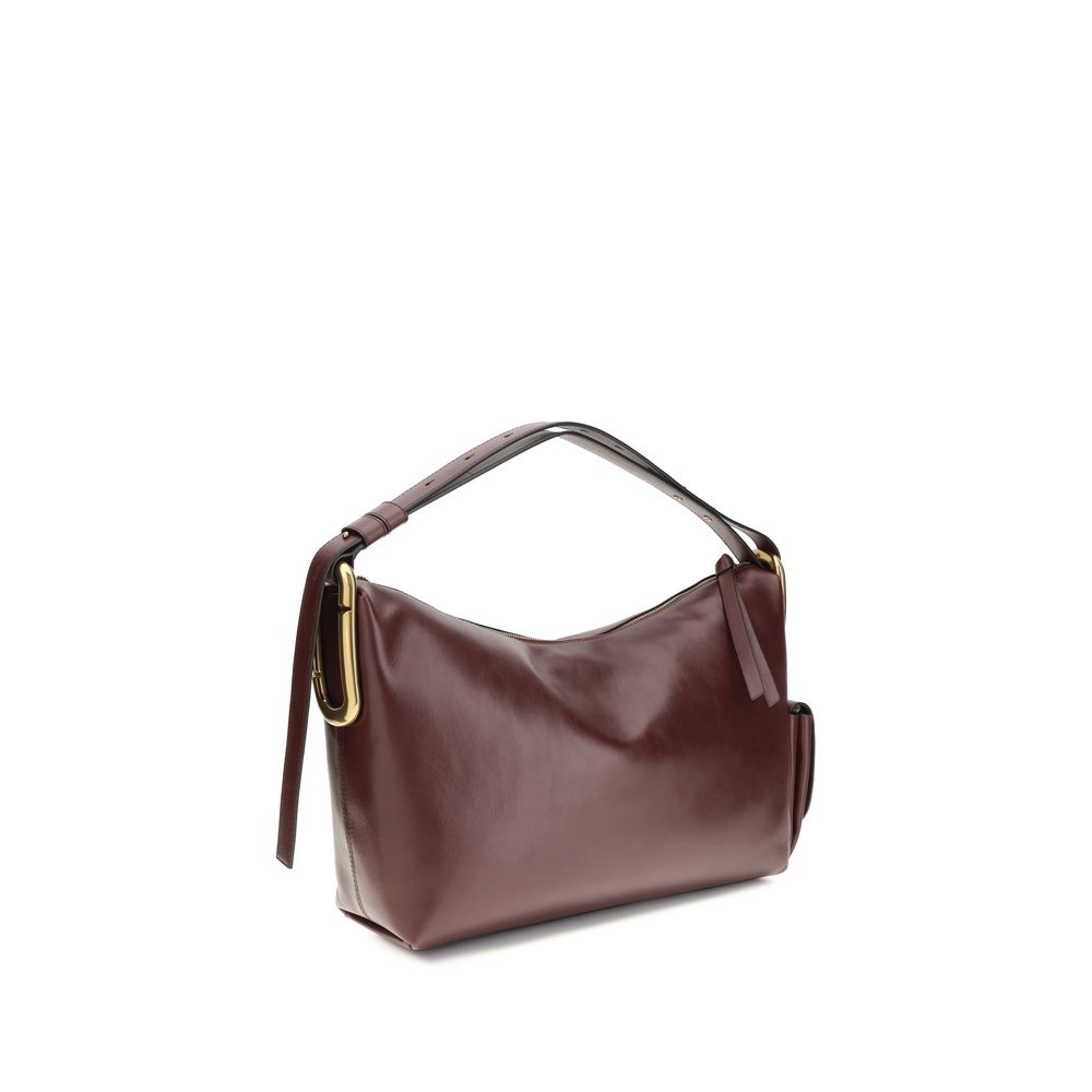 Marc Jacobs Bordeaux Calf Leather Bos Taurus Shoulder Bag