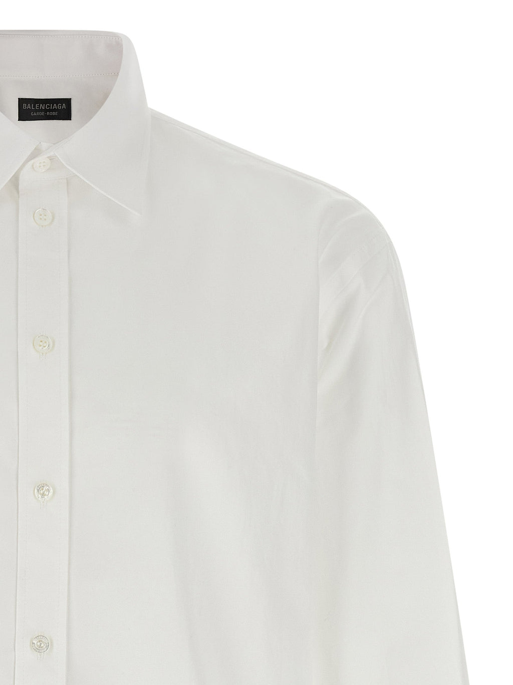 Balenciaga White Cotton Blouse