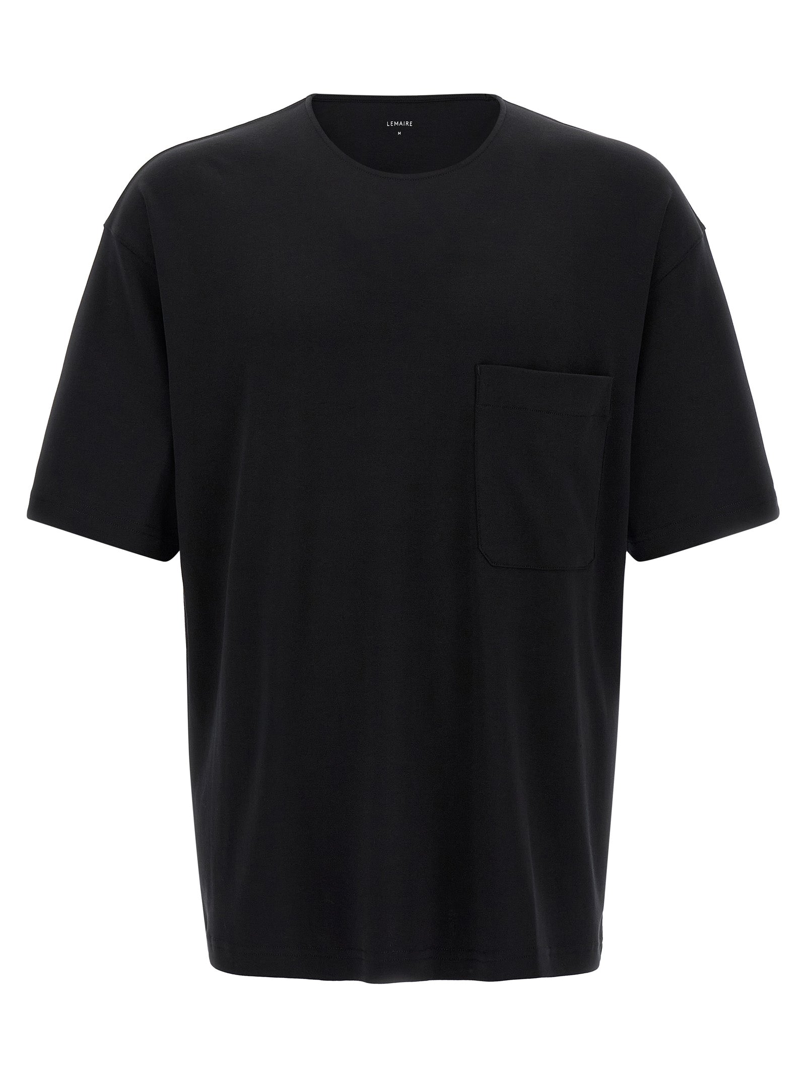 Lemaire Black Cotton T-Shirt