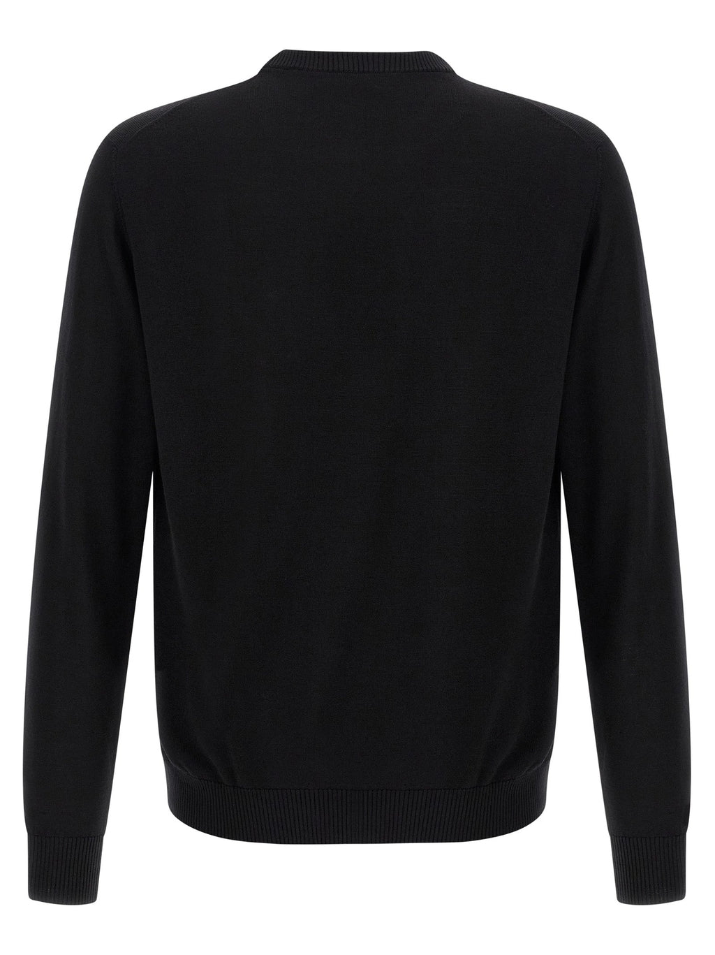 Fendi Black Virgin Wool Cardigan