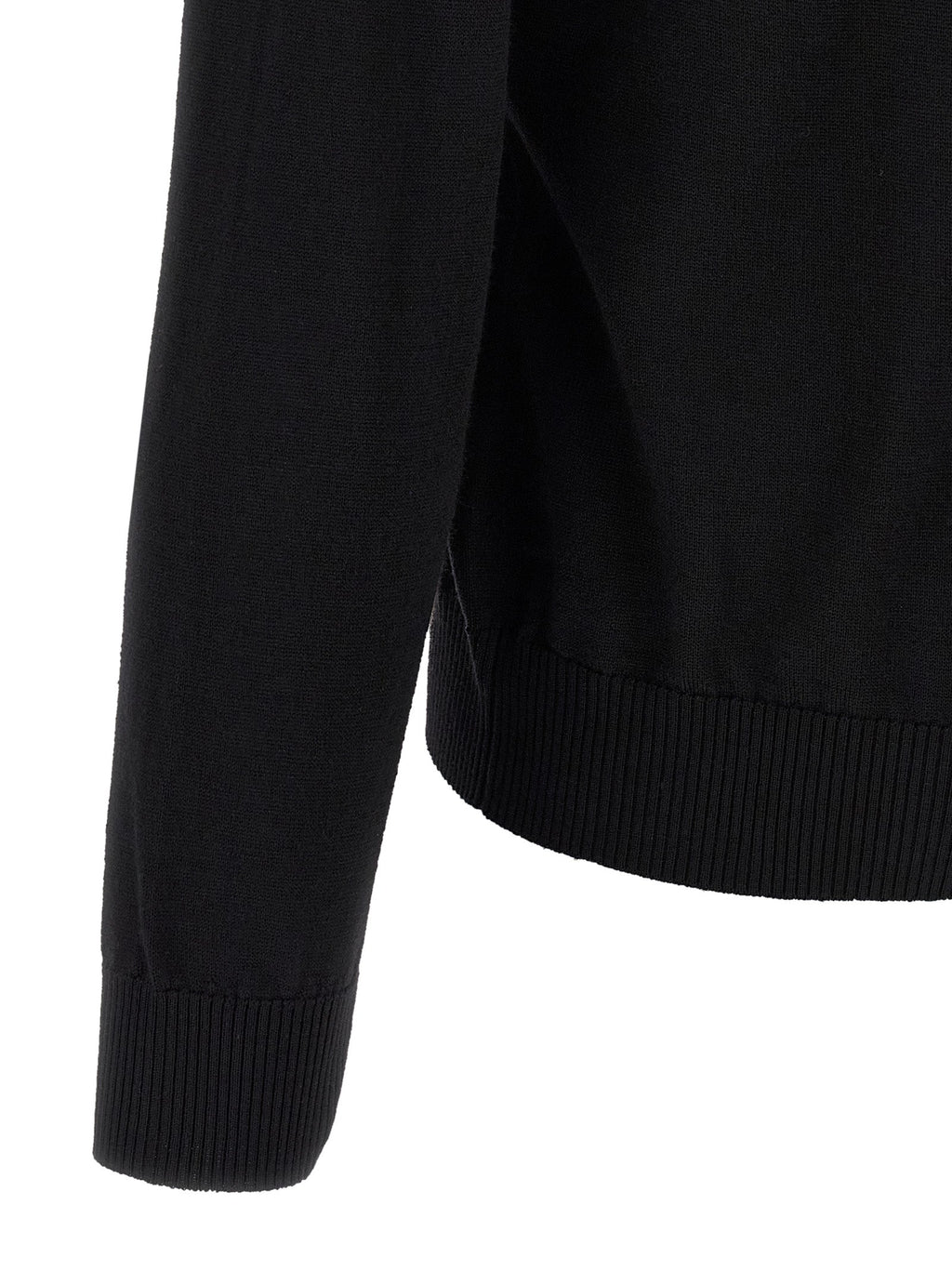 Fendi Black Virgin Wool Cardigan