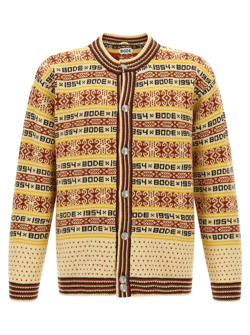 BODE Multicolor Wool Cardigan