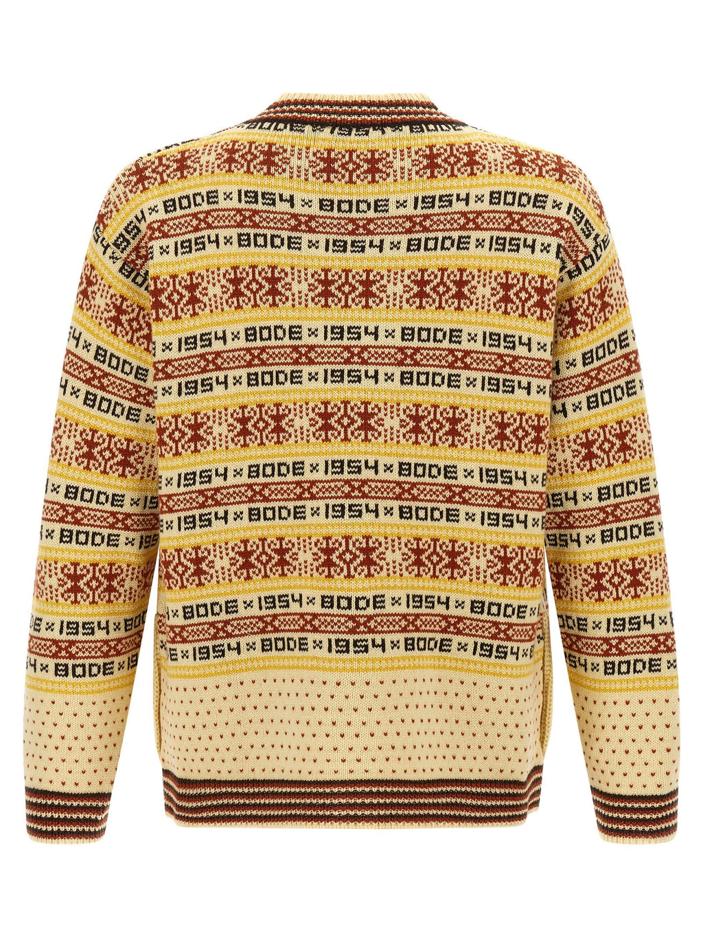 BODE Multicolor Wool Cardigan