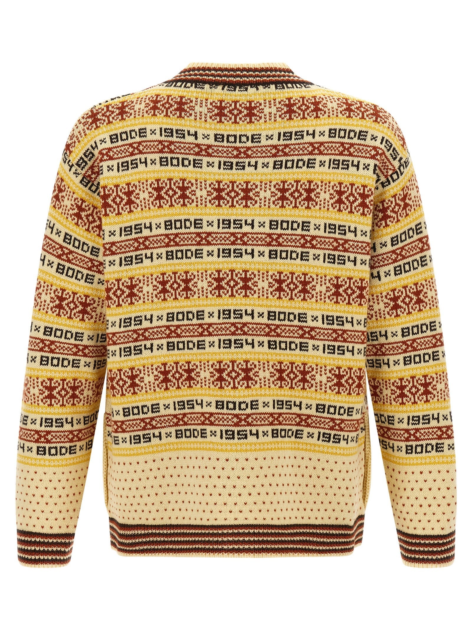 BODE Multicolor Wool Cardigan