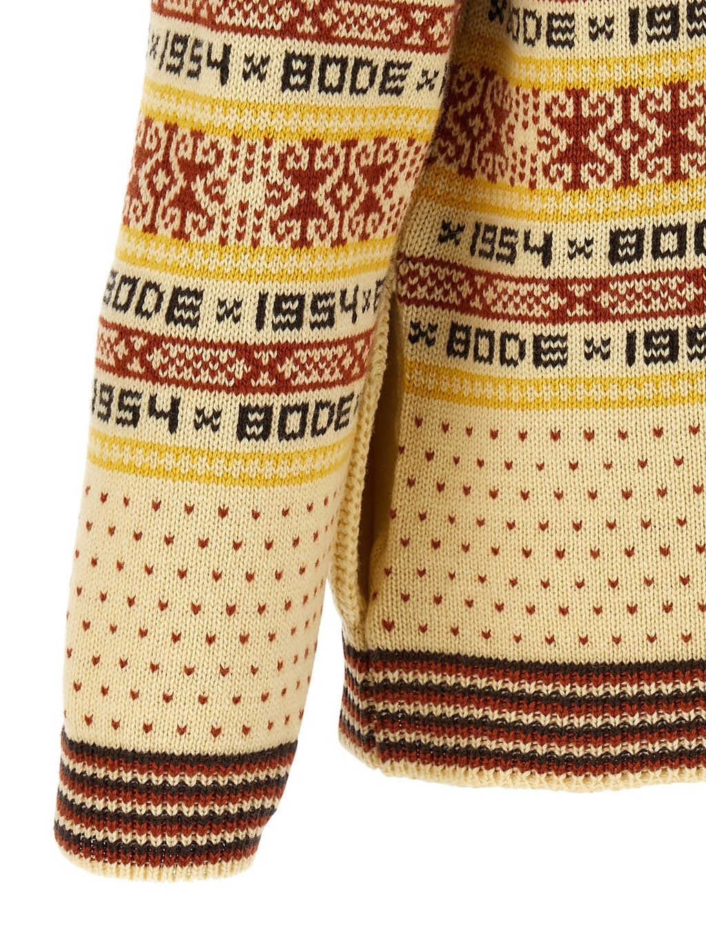 BODE Multicolor Wool Cardigan