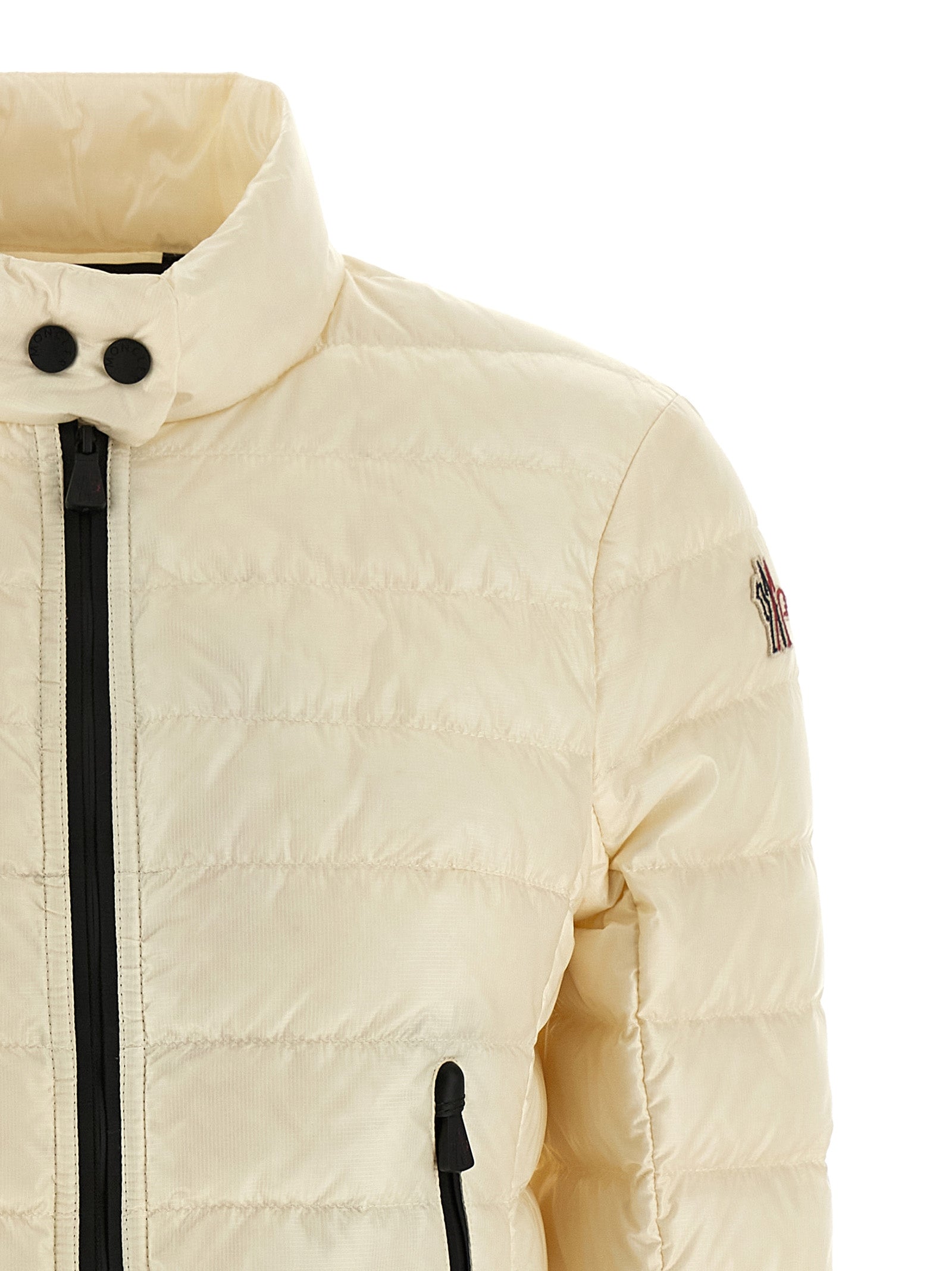 Moncler Grenoble White Polyamide Full-Length Jacket