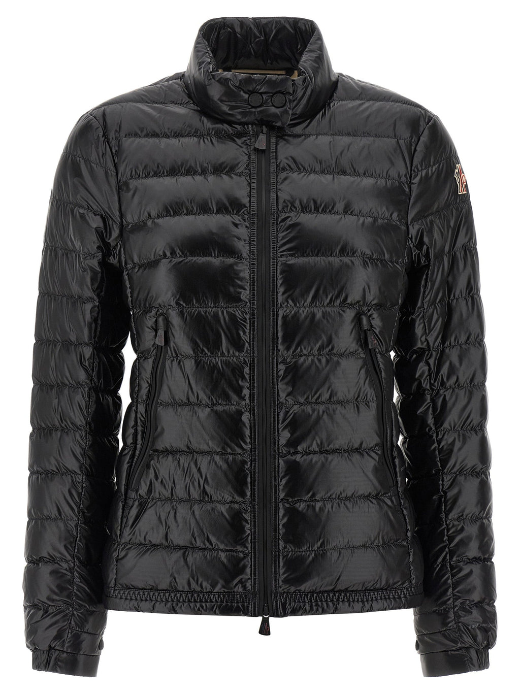 Moncler Grenoble Black Polyamide Full-Length Jacket